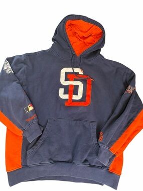 Mitchell & Ness Cooperstown San Diego Padres Pullover Hoodie sweatshirt XL
